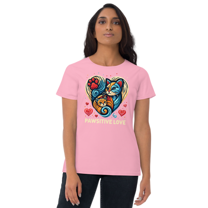 Feline Harmony - Womens Fashion Fit Tee