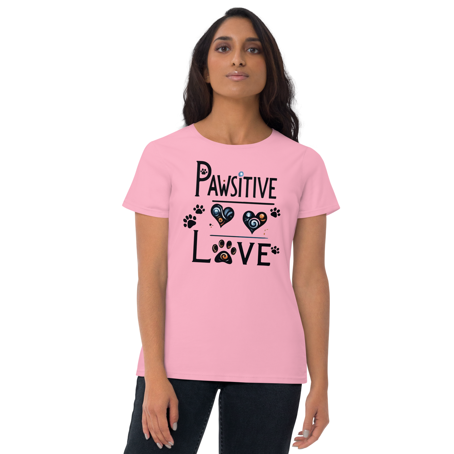 Pawsitive Love - Womens Fashion Fit Tee