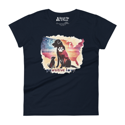 Paws Across the Nation - Womens Fashion Fit Tee