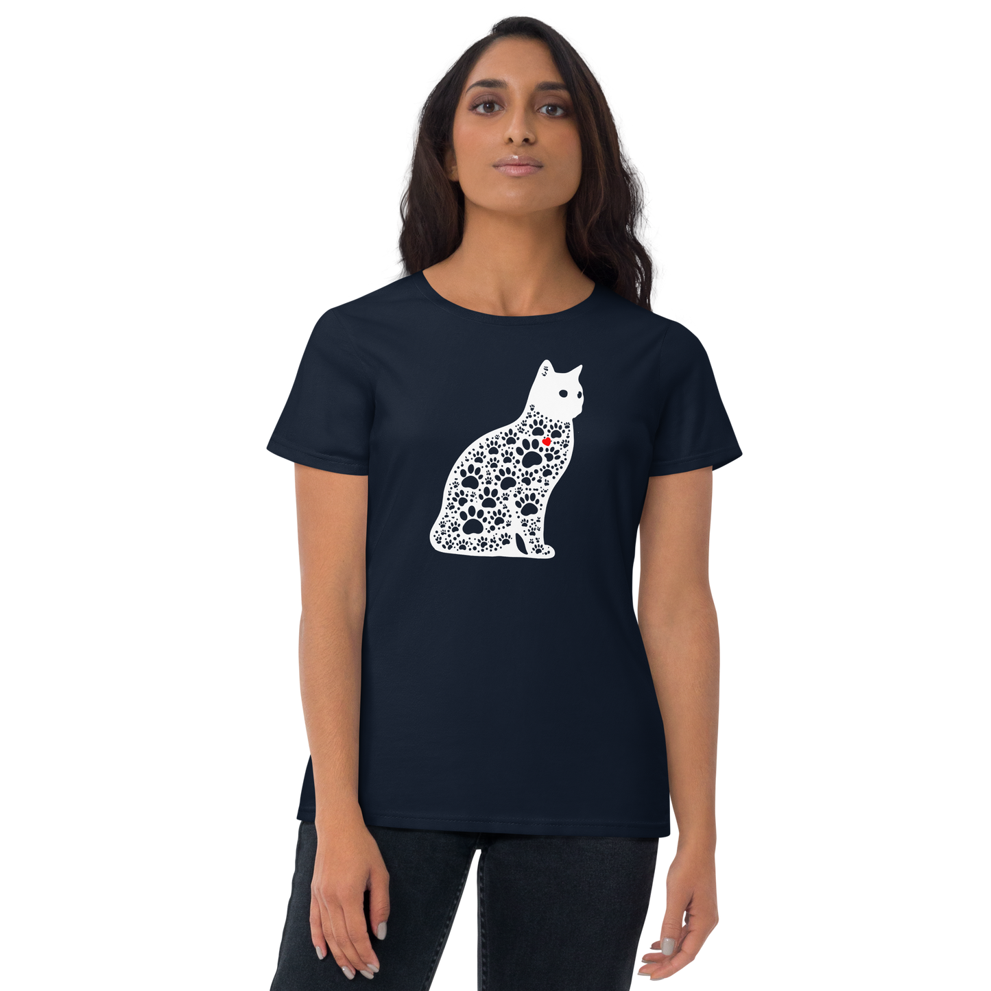 Paws in Harmony - Cat - Womens Fashion Fit