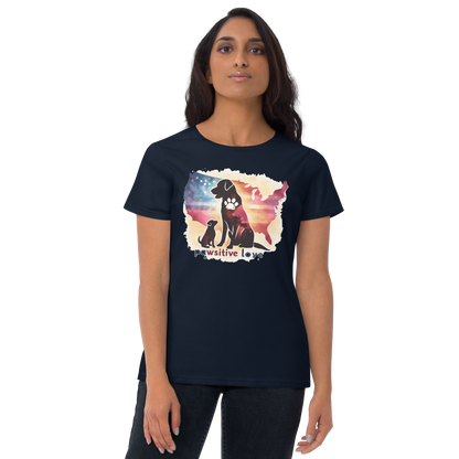 Paws Across the Nation - Womens Fashion Fit Tee