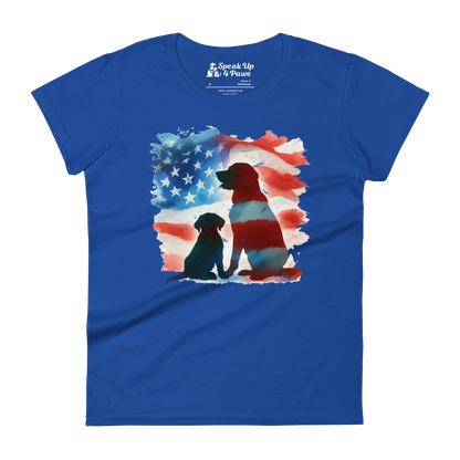 Patriotic Dreams - Womens Fashion Fit Tee