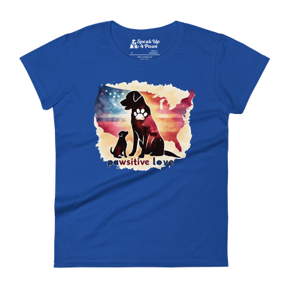 Paws Across the Nation - Womens Fashion Fit Tee