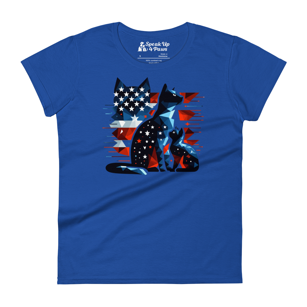 Stars and Stripes Companions - Womens Fashion Fit Tee