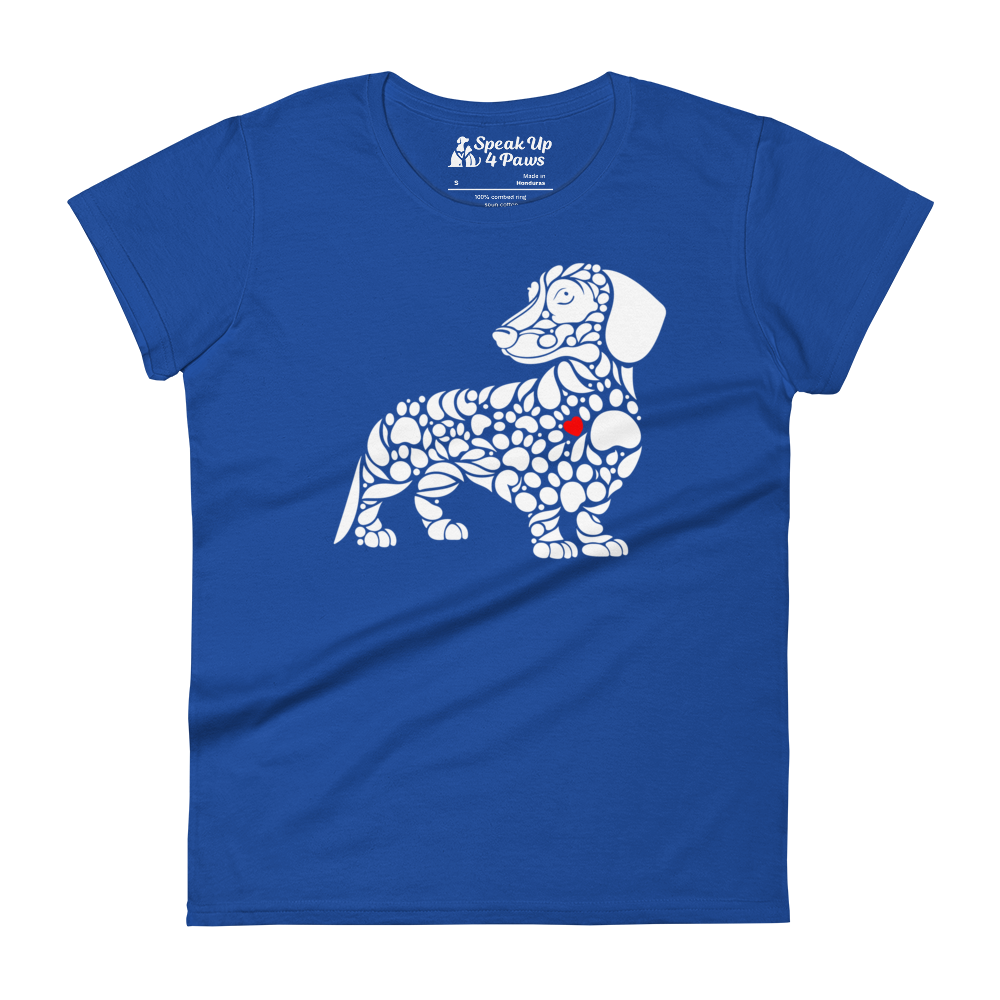 Paws of Devotion - Dachshund - Womens Fashion Fit