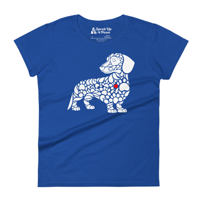 Paws of Devotion - Dachshund - Womens Fashion Fit