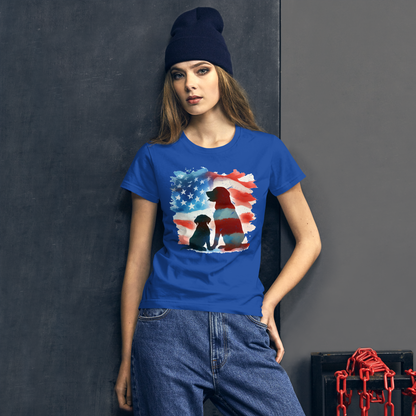 Patriotic Dreams - Womens Fashion Fit Tee