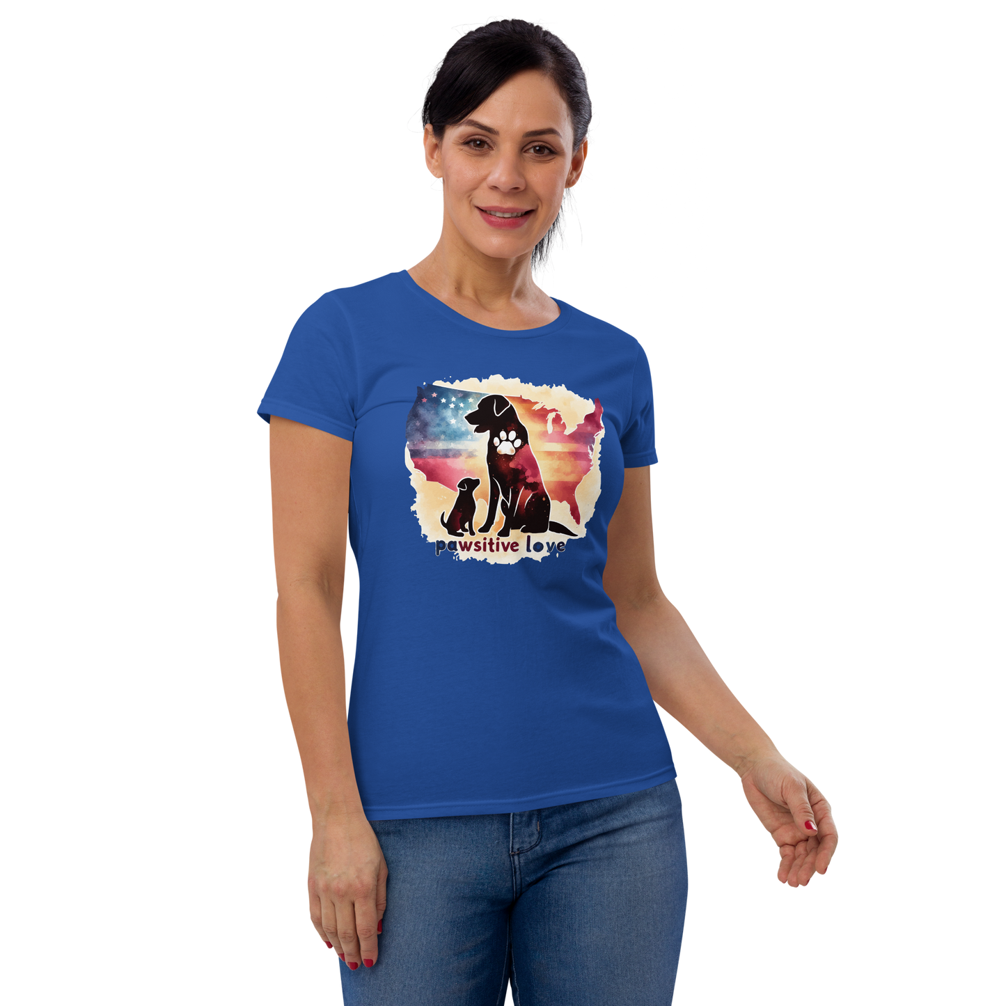 Paws Across the Nation - Womens Fashion Fit Tee