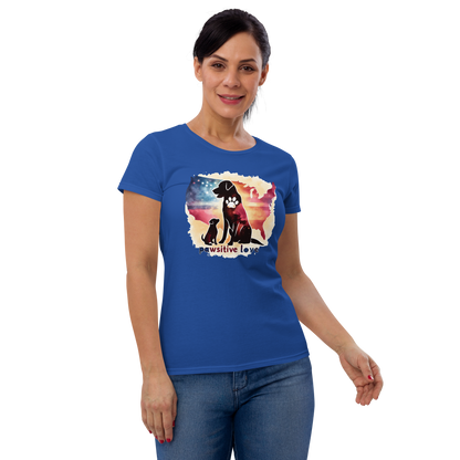 Paws Across the Nation - Womens Fashion Fit Tee