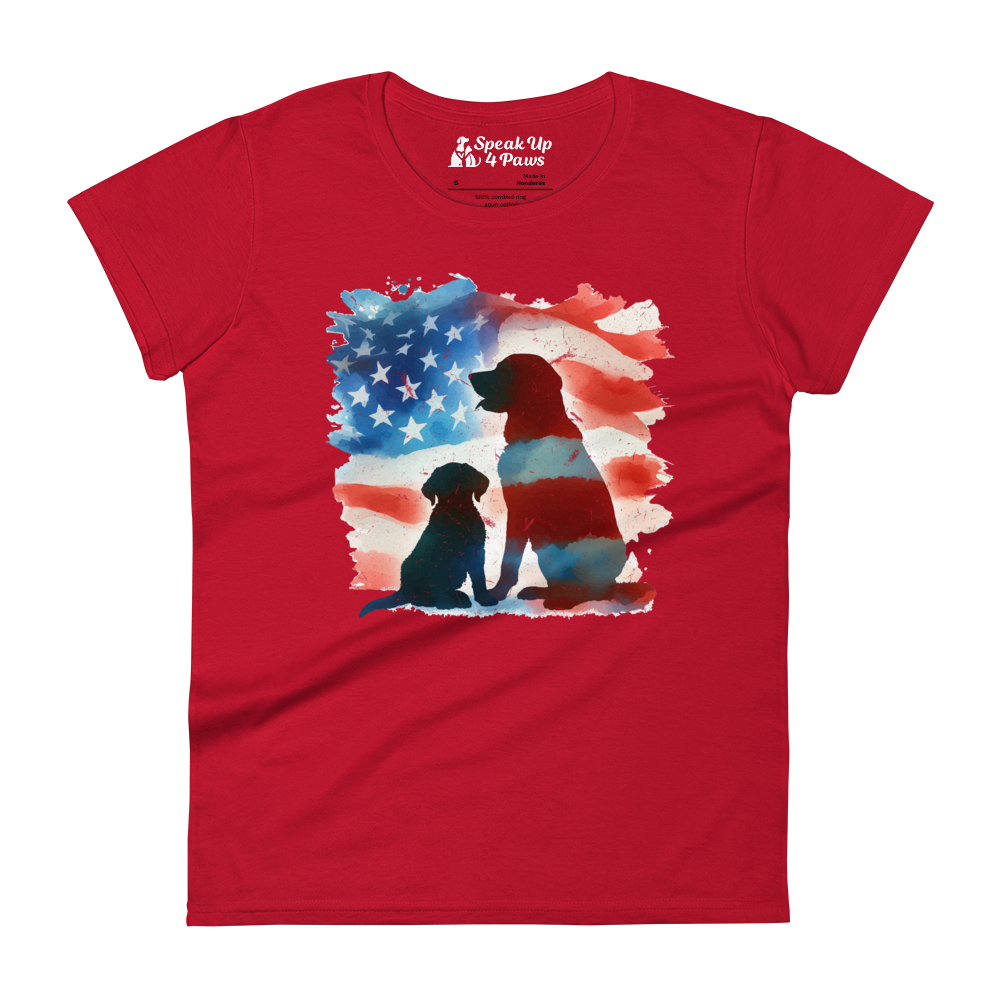 Patriotic Dreams - Womens Fashion Fit Tee