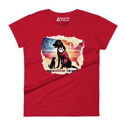 Paws Across the Nation - Womens Fashion Fit Tee