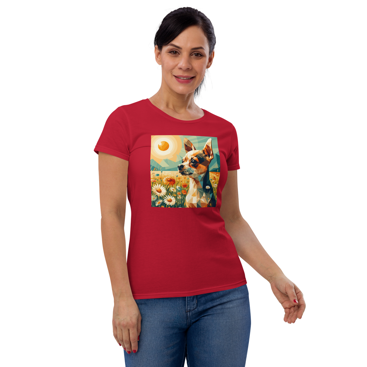 Daisy Dreamscape - Womens Fashion Fit Tee