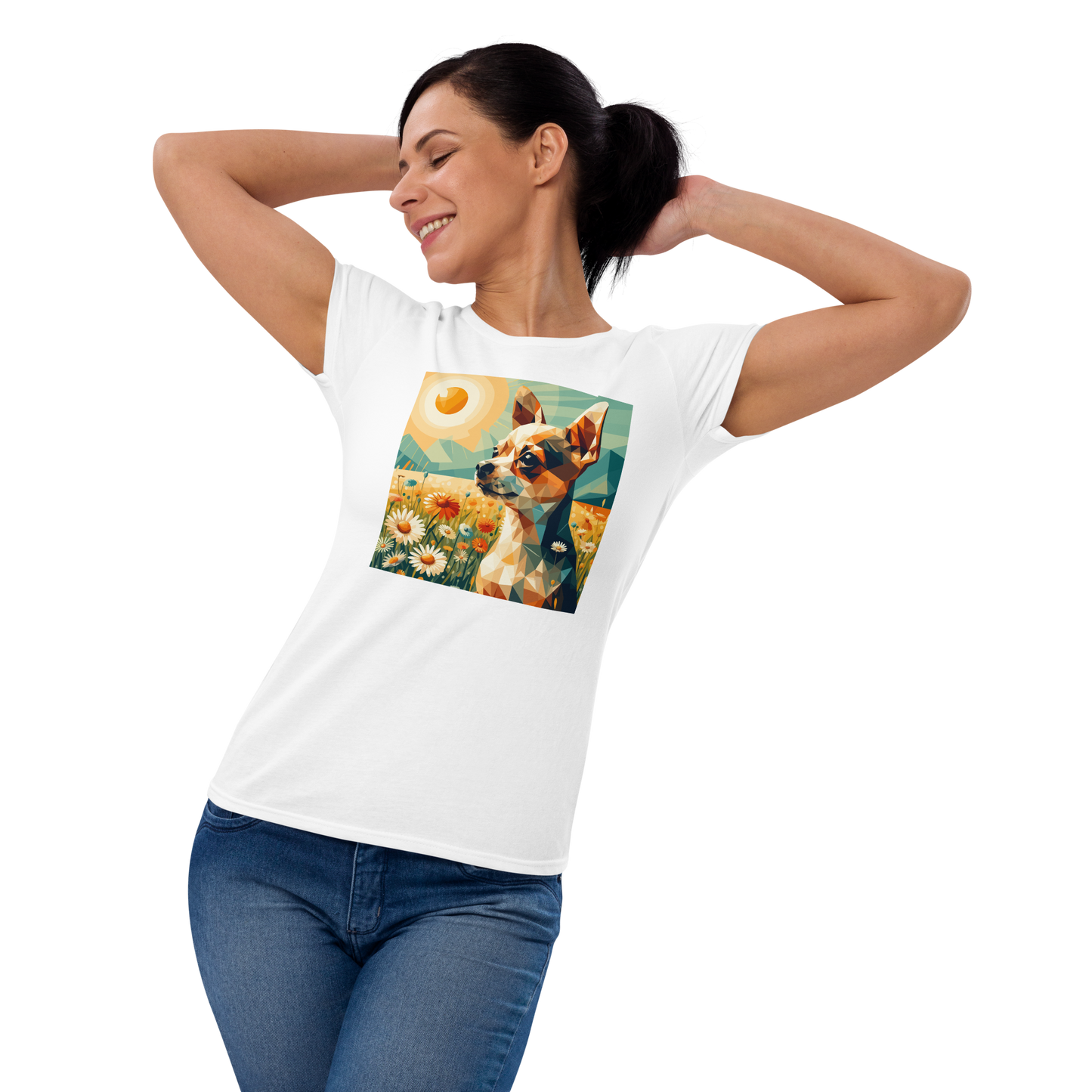 Daisy Dreamscape - Womens Fashion Fit Tee