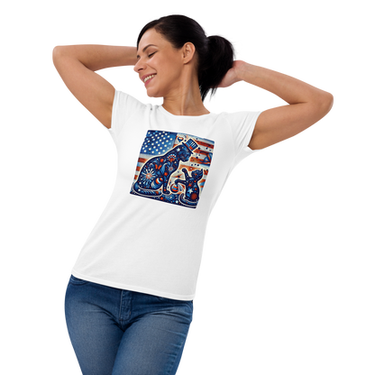 Feline Fireworks Fiesta - Womens Fashion Fit Tee