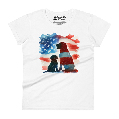 Patriotic Dreams - Womens Fashion Fit Tee