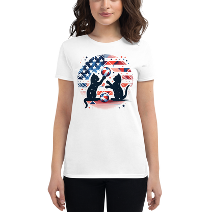 Patriotic Playtime - Womens Fashion Fit Tee