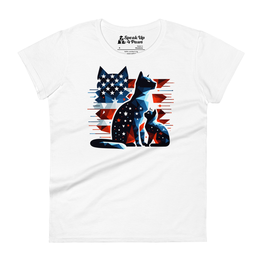 Stars and Stripes Companions - Womens Fashion Fit Tee