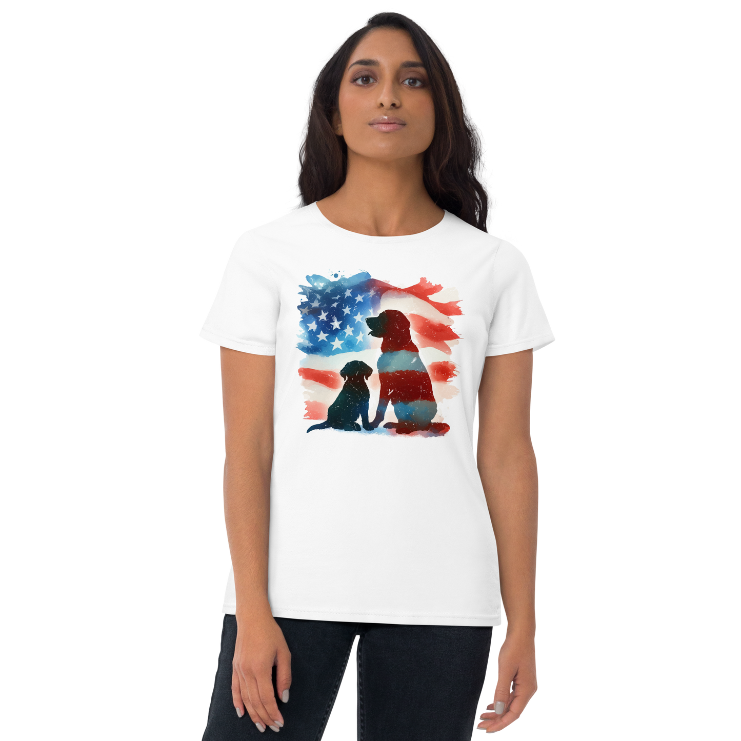 Patriotic Dreams - Womens Fashion Fit Tee