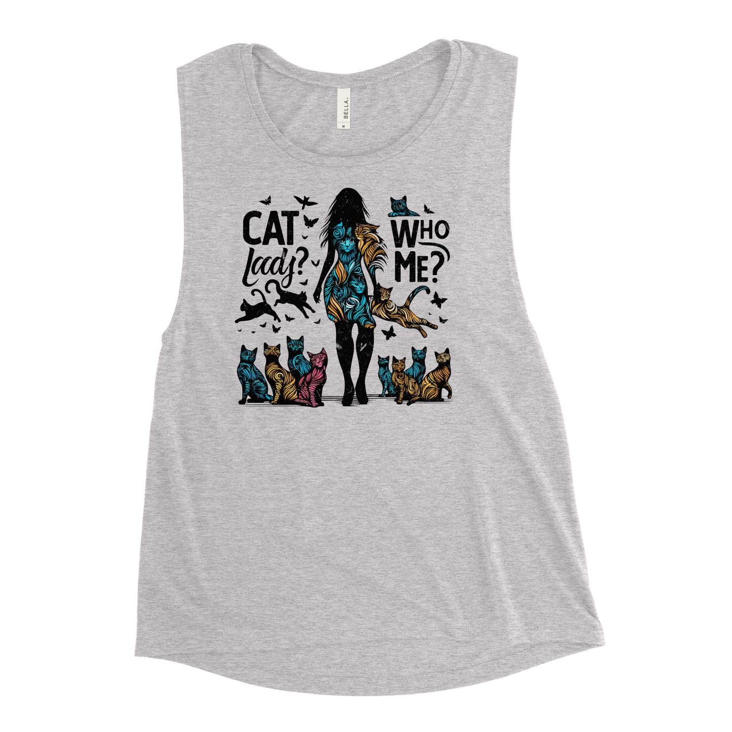 Feline Reverie - Womens Muscle Tanktop