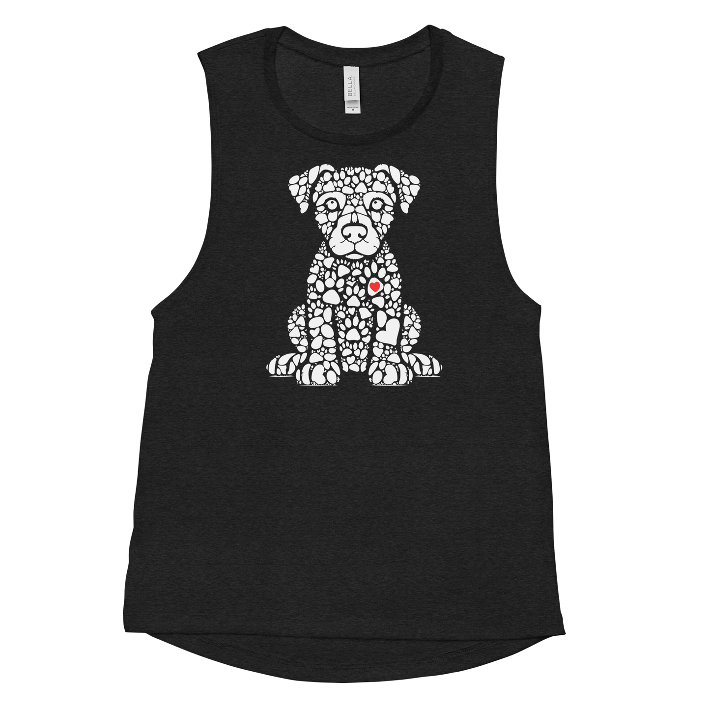 Paws of Longing - Puppy - Womens Muscle Tanktop