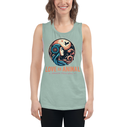 Lunar Serenade - Soul Bond - Womens Muscle Tanktop