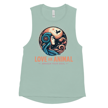 Lunar Serenade - Soul Bond - Womens Muscle Tanktop