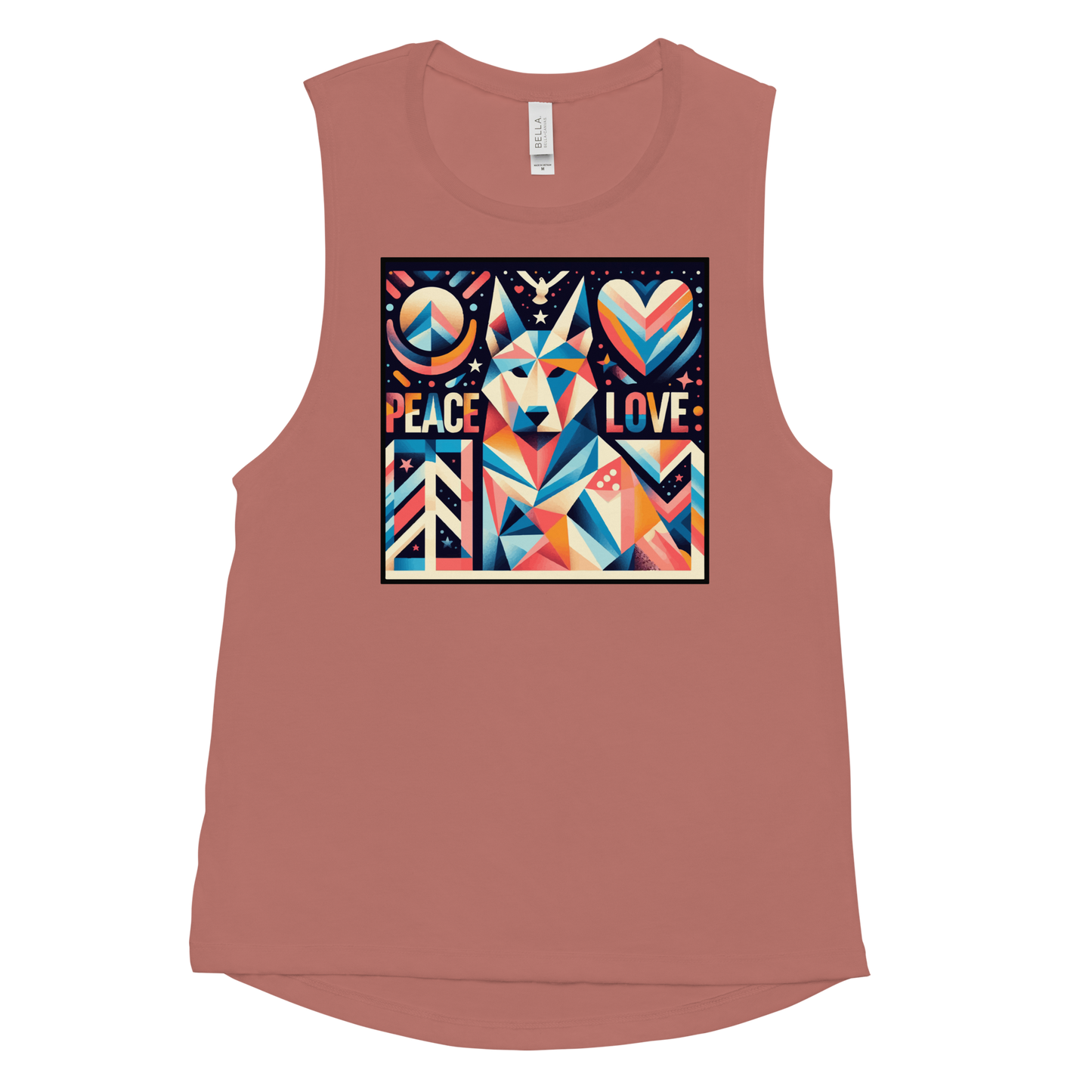 Harmony Hound - Huskey - Womens Muscle Tanktop