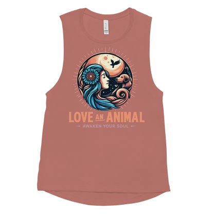 Lunar Serenade - Soul Bond - Womens Muscle Tanktop