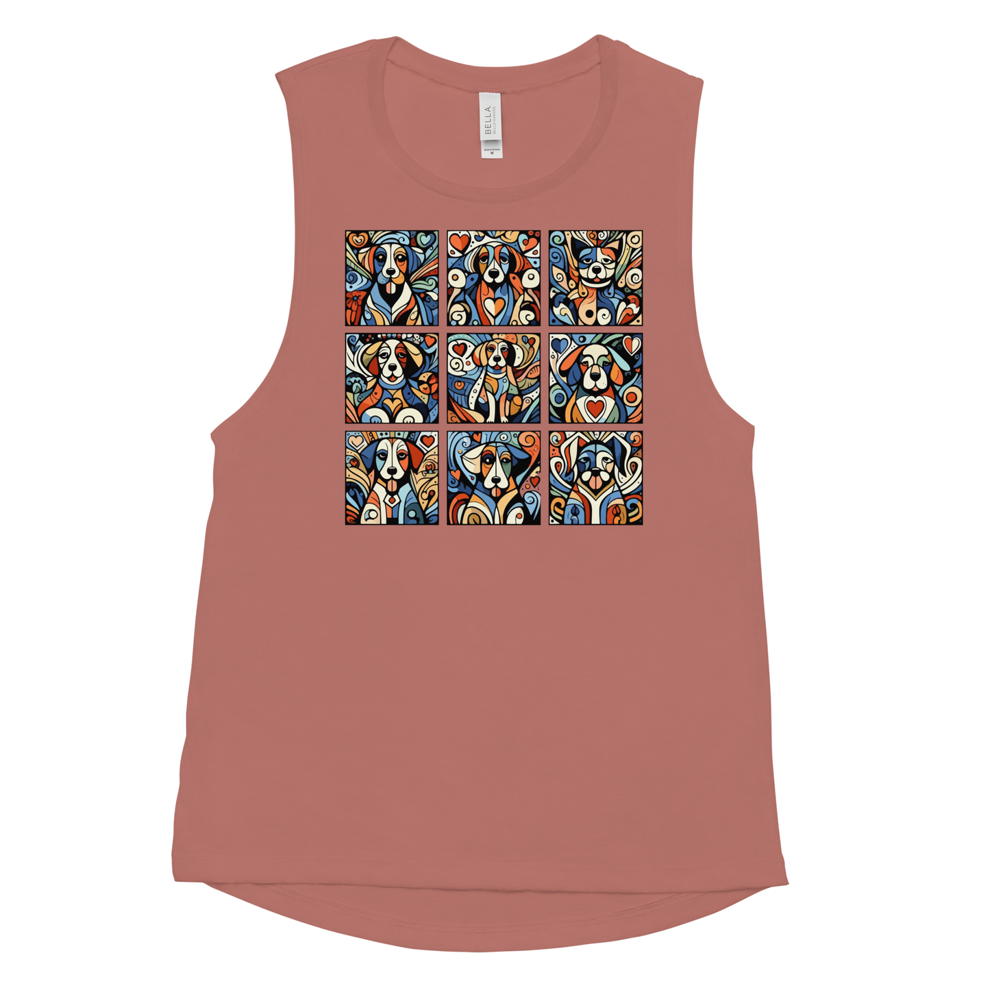 Paws in Harmony - Matisse - Womens Muscle Tanktop