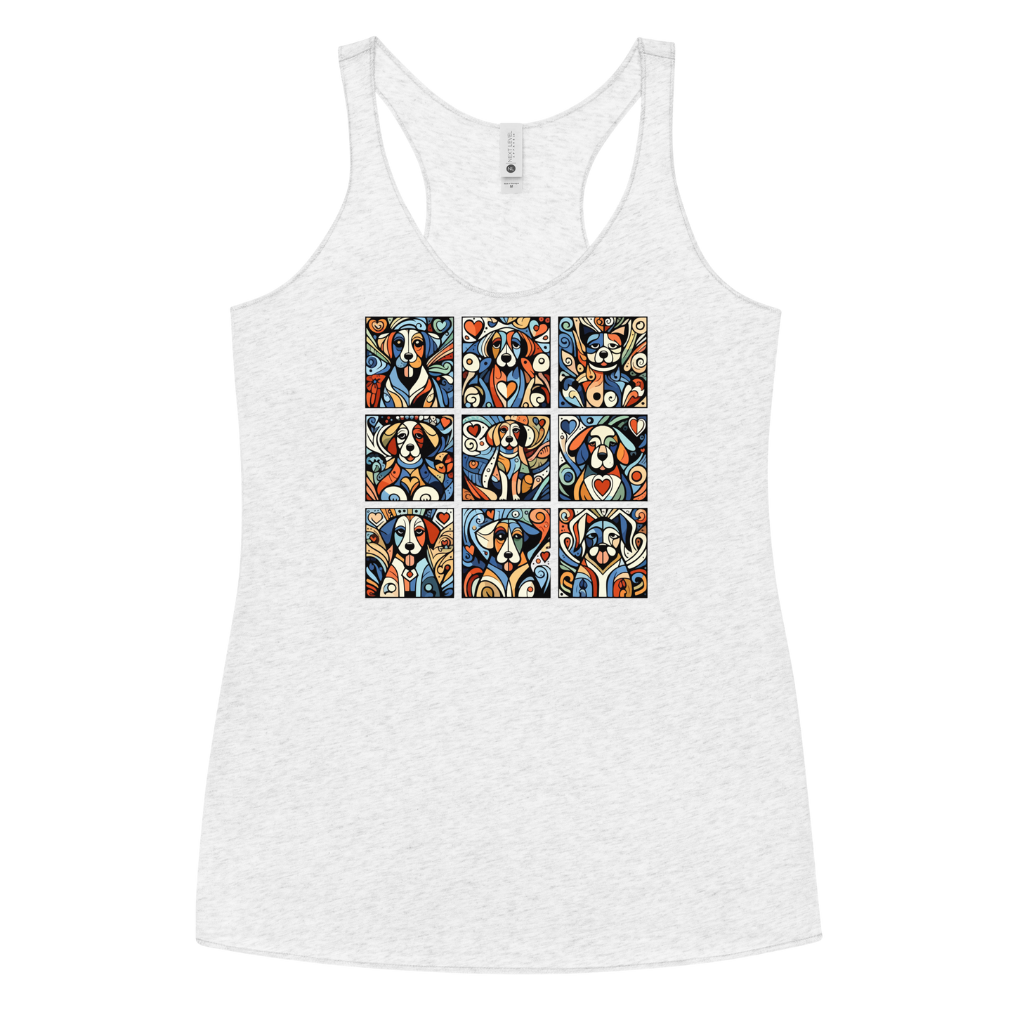 Paws in Harmony - Matisse - Women Racerback Tank