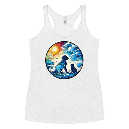 Sun-Kissed Bond - Women Racerback Tank