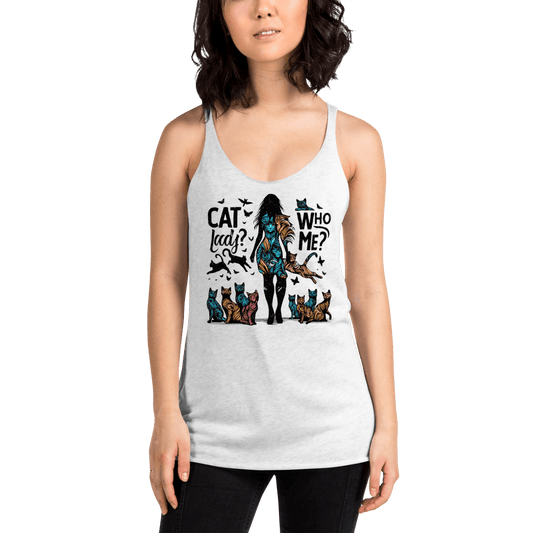 Feline Reverie - Women’s Racerback Tank Top - Womans Racerback Tank - Speak Up 4 Paws