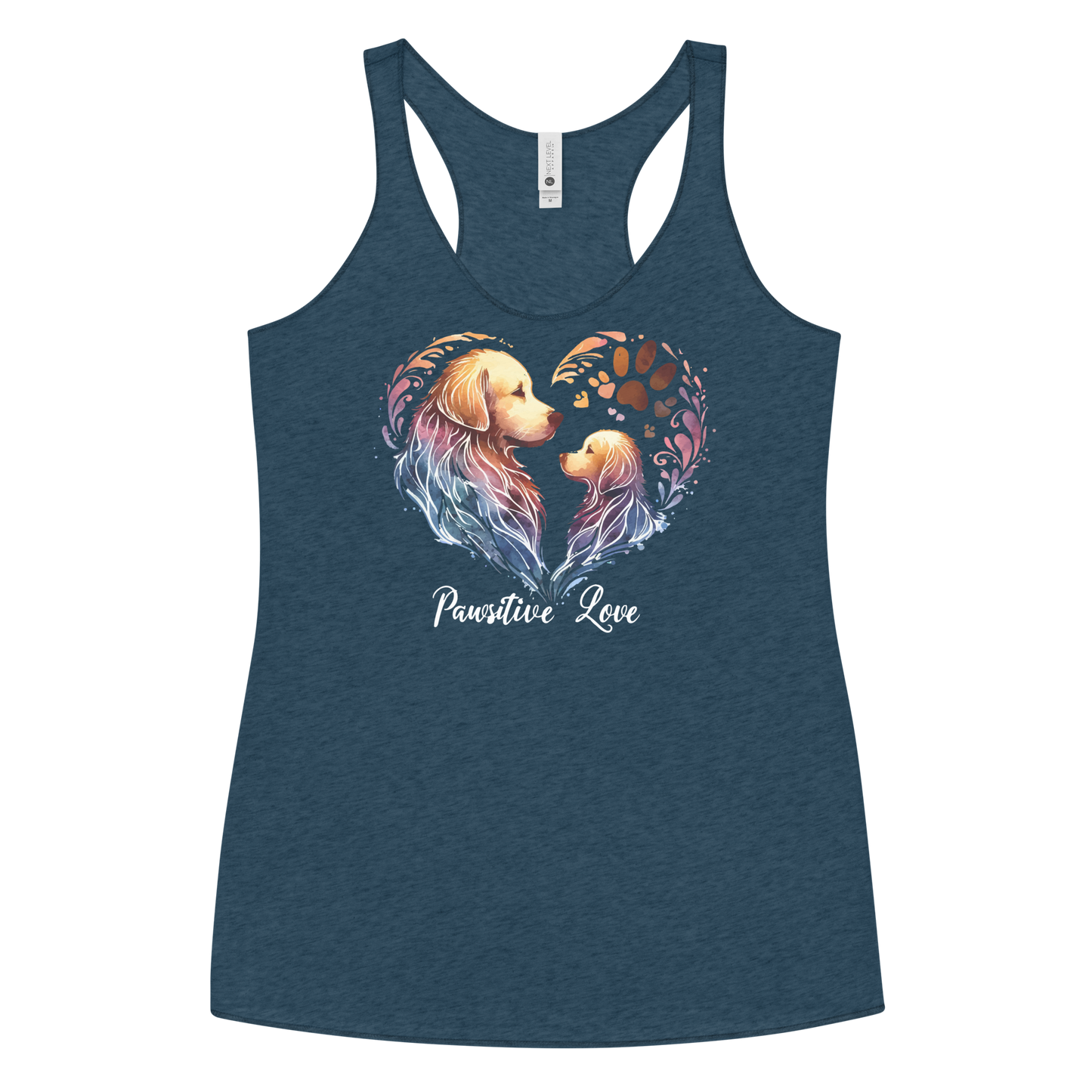 Golden Bond - Pawsitive Love - Women Racerback Tank