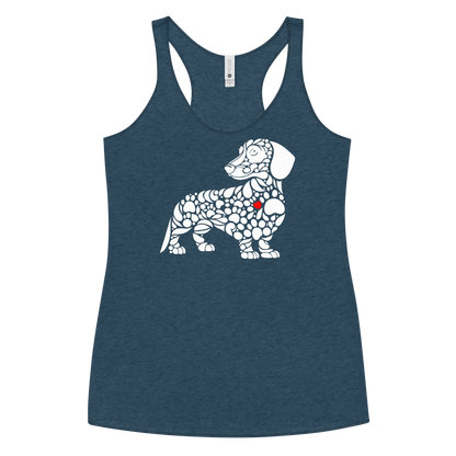 Paws of Devotion - Dachshund - Women Racerback Tank