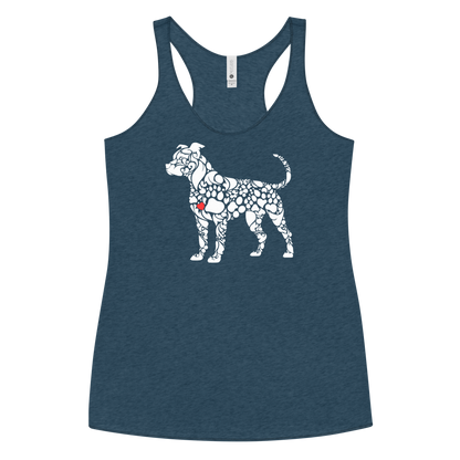 Paws of Loyalty - Pit - Women Racerback Tank