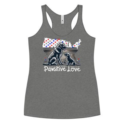 States of Devotion - Pawsitive Love - Women Racerback Tank