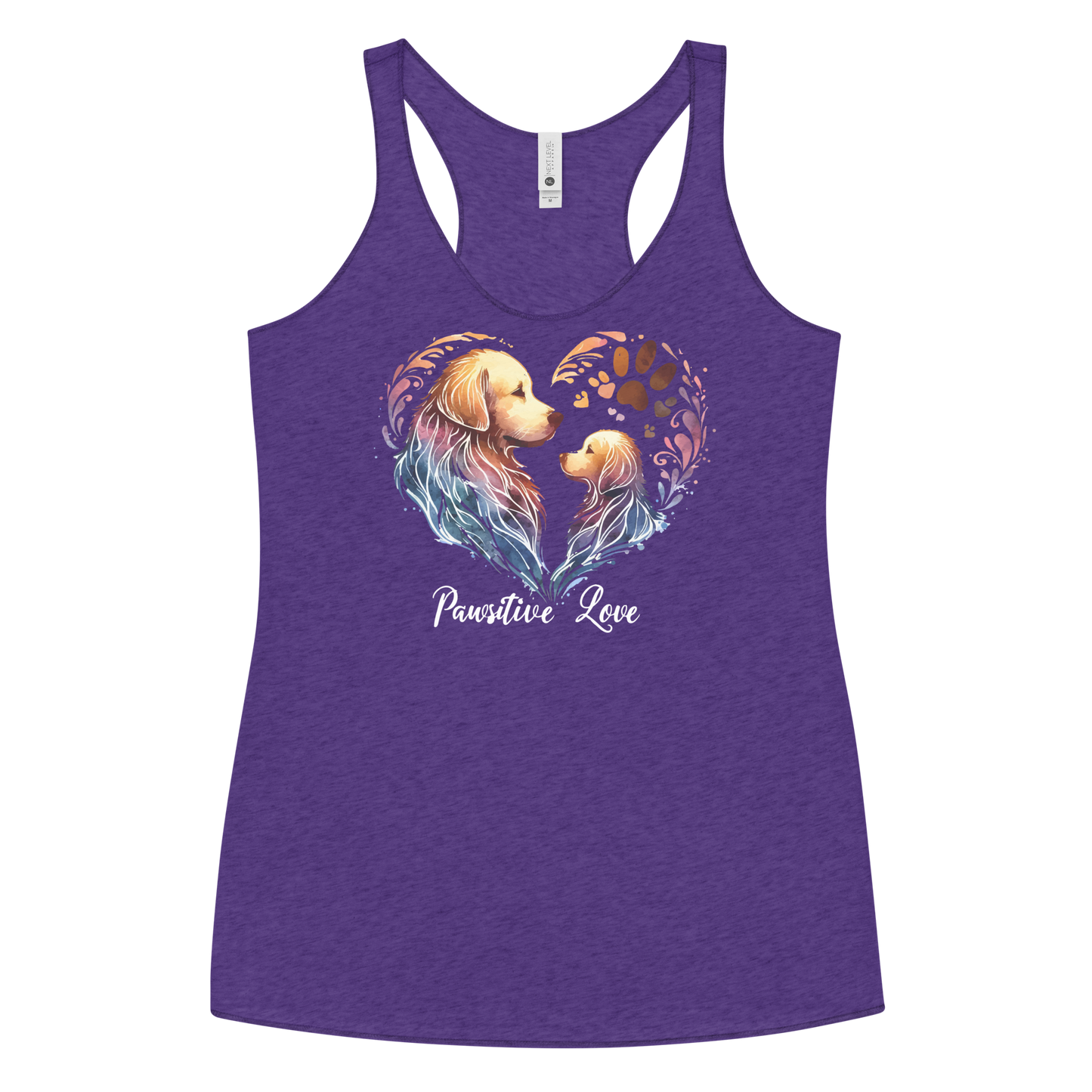 Golden Bond - Pawsitive Love - Women Racerback Tank