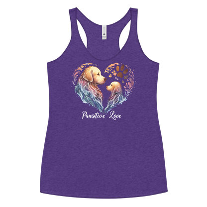 Golden Bond - Pawsitive Love - Women Racerback Tank