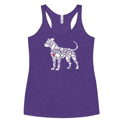 Paws of Loyalty - Pit - Women Racerback Tank