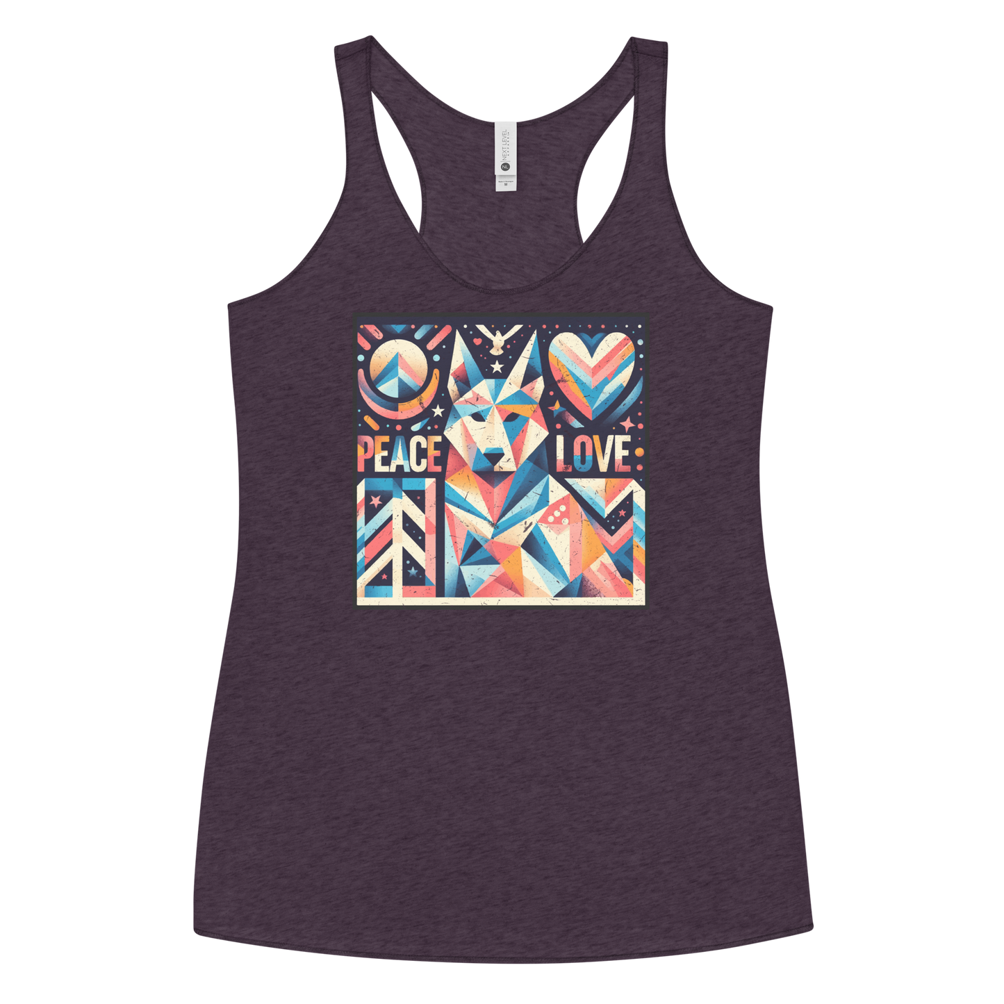 Harmony Hound - Huskey - Women Racerback Tank