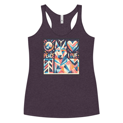 Harmony Hound - Huskey - Women Racerback Tank