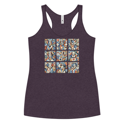 Paws in Harmony - Matisse - Women Racerback Tank