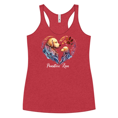 Golden Bond - Pawsitive Love - Women Racerback Tank