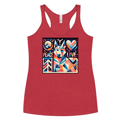 Harmony Hound - Huskey - Women Racerback Tank