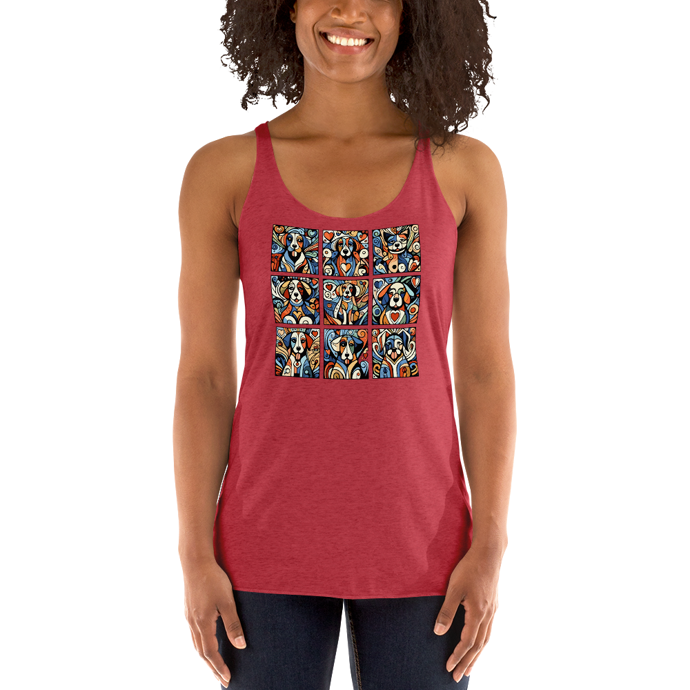 Paws in Harmony - Matisse - Women Racerback Tank