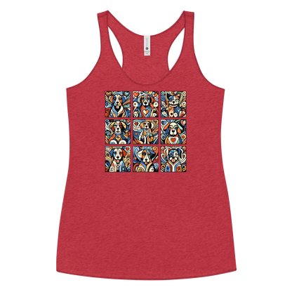 Paws in Harmony - Matisse - Women Racerback Tank