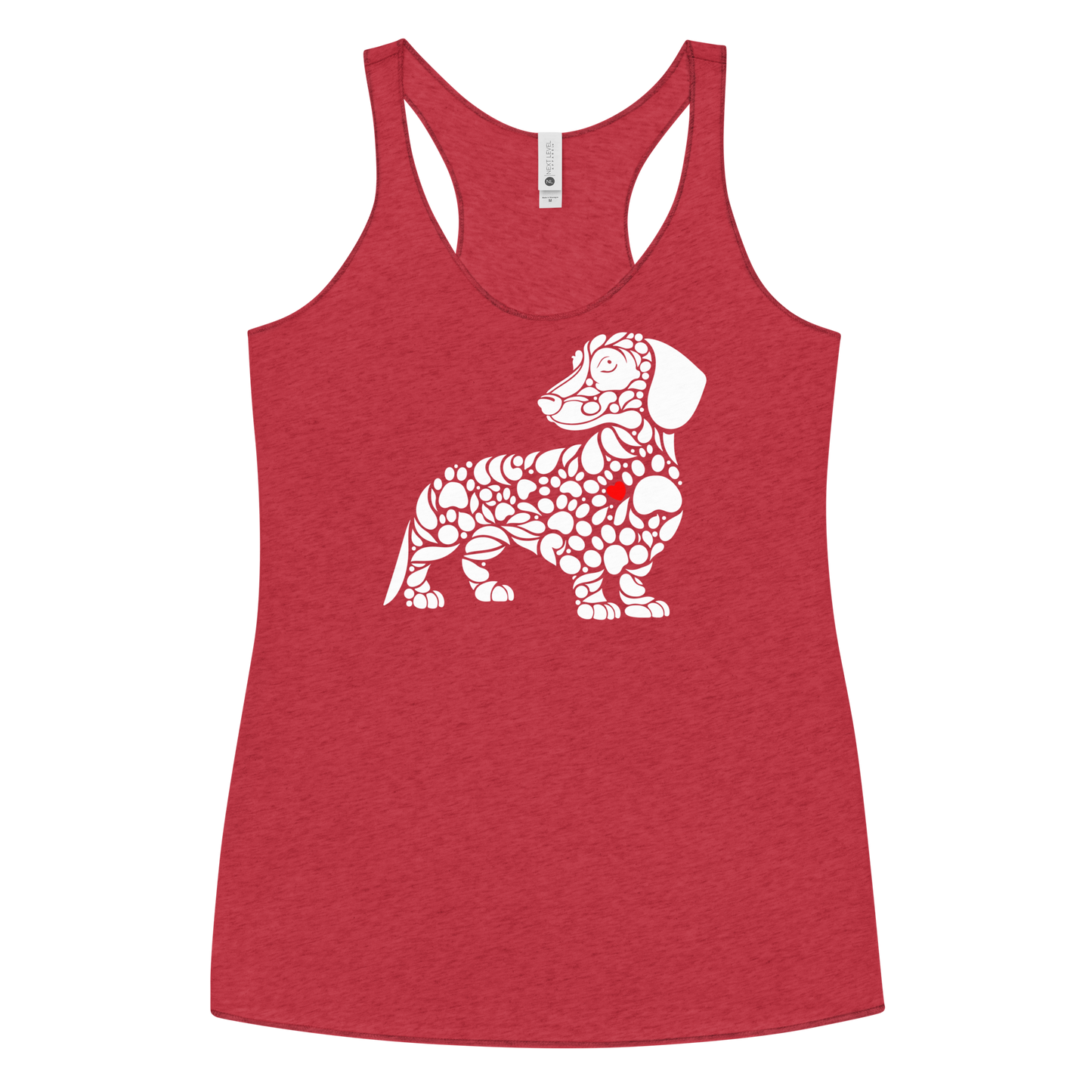 Paws of Devotion - Dachshund - Women Racerback Tank