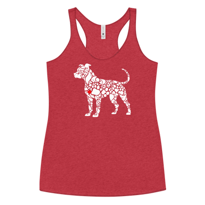 Paws of Loyalty - Pit - Women Racerback Tank