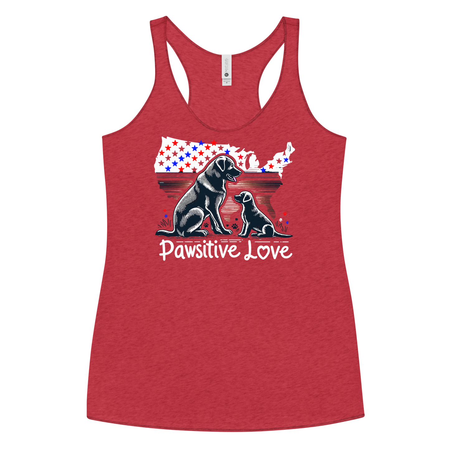 States of Devotion - Pawsitive Love - Women Racerback Tank