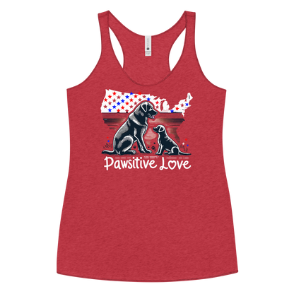 States of Devotion - Pawsitive Love - Women Racerback Tank